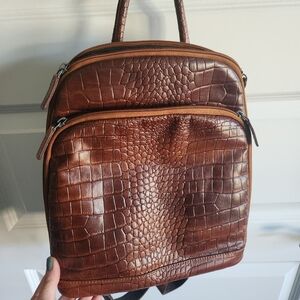 Jack George's Small Leather Backpack